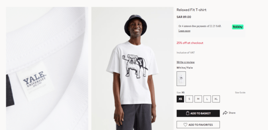H&M Cart