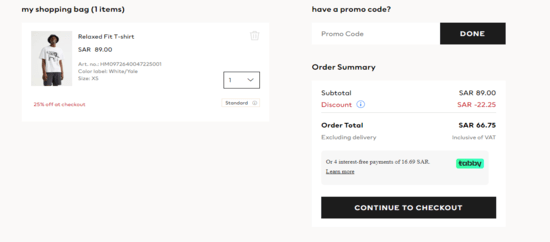 H&M Promo Code