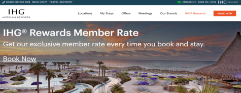 Intercontinental Hotels IHG Rewards
