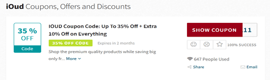 iOud Promo Code