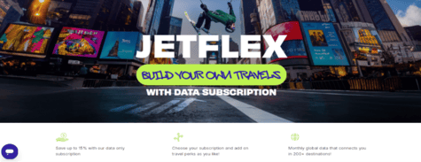 خدمة Jetflex جيتباك