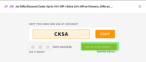 Joi Gifts Coupon