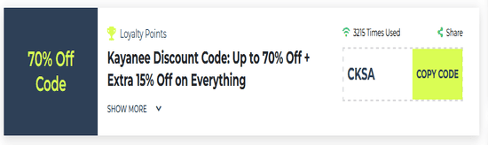 Copy Kayanee Promo Code