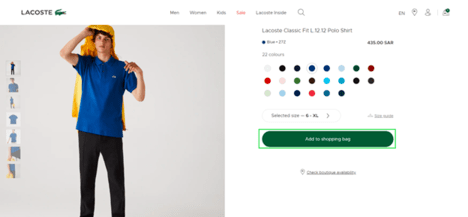 Lacoste Cart