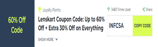 Copy Lenskart Promo Code