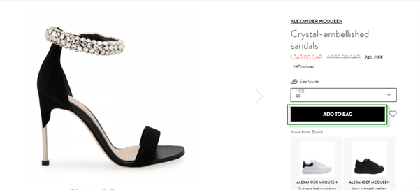 Level Shoes Cart