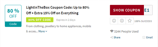 LightInTheBox Coupon