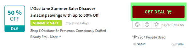 Loccitane Code