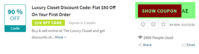 Luxury Closet Code