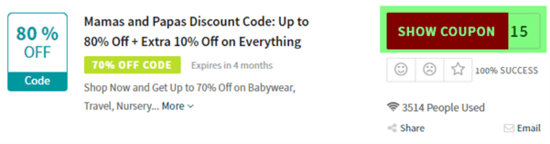 Mamas Papas Code