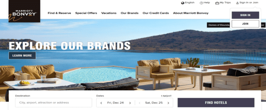 Marriott Official Website