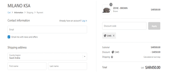 Discount Applied