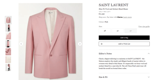 Product Of Mr Porter