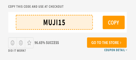Muji Coupon