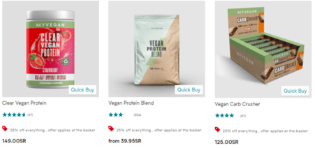 MyProtein Vegan