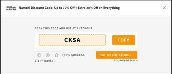 Namshi Coupon