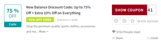 New Balance Promo Code