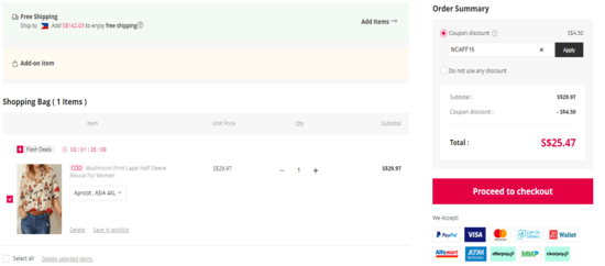 Newchic Discount Applied