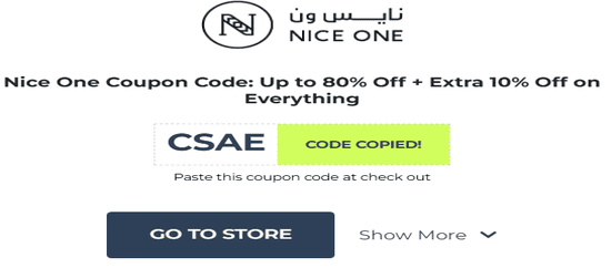 Nice One Copy Code