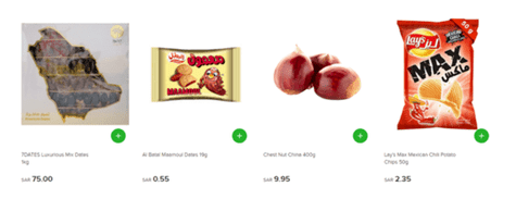 get Snacks  From Noon Grocery