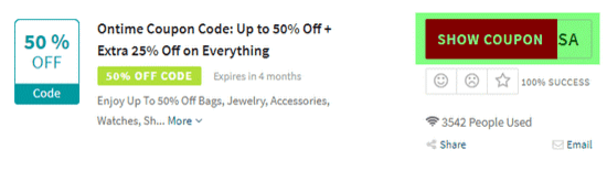 Ontime Promo Code