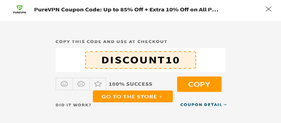 Copy PureVPN Promo