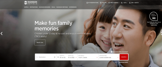 Radisson Hotels Official Website