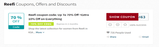 Reefi Promo Code