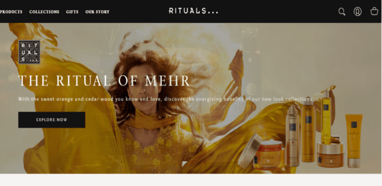 Visit Rituals  web store Now