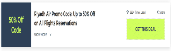 Copy Riyadh Air Promo Code