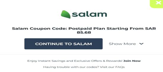 Copy Salam Promo Code