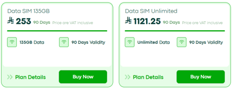 Salam Data Only Plans