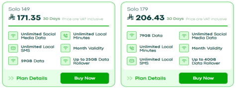 Salam Postpaid Plans