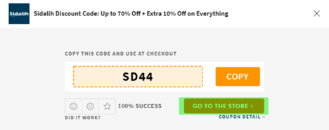 Sidalih Coupon