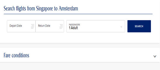 Apply Singapore Airlines Promo Code