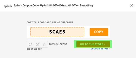 Splash Promo Code