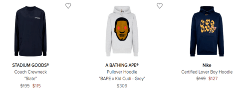 Stadium Goods Hoodies Sweats