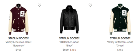 Stadium Goods Jackets and Coats