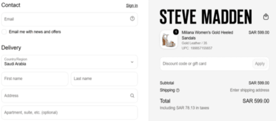Steve Madden Apply coupon