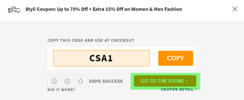 Styli Coupon