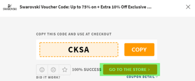 Swarovski Coupon