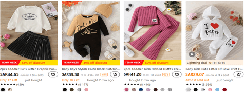 Temu Kids' Fashion