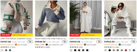 Temu Women's Clothing