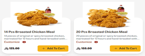 Texas Chicken Sharing Meals