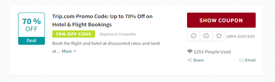 Trip.com Voucher Codes