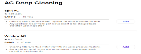 Urban Company AC Cleaning Repair