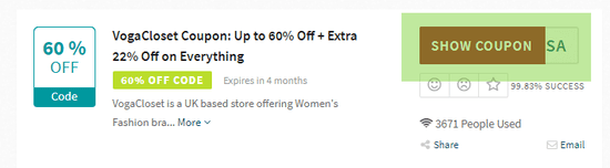 Vogacloset Offer