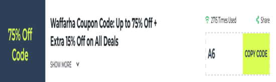 Copy Waffarha Promo Code