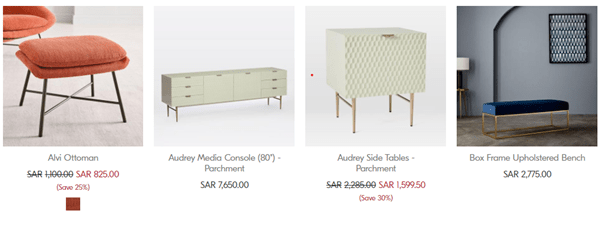 West Elm KSA Furniture