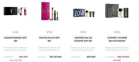 YSL Beauty Giftsets